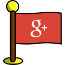 flag, google, media, networking, plus, social