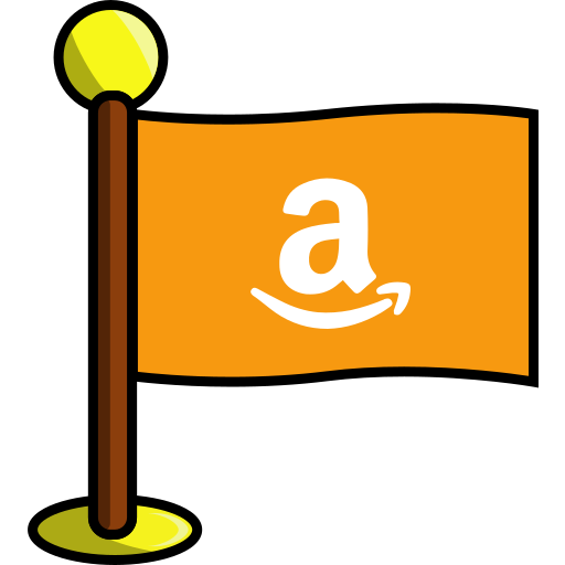 Amazon, flag, media, networking, social icon - Free download