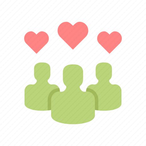 Like, heart, group, people, person, team icon - Download on Iconfinder