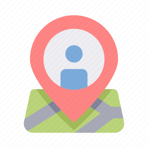 Location, map, pin, people, person icon - Download on Iconfinder