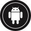 android, logo, media, social 
