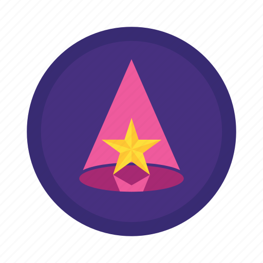 Famous, hat, party hat, pointed hat, star icon - Download on Iconfinder