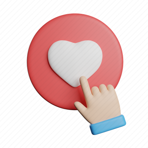 Giving, love, heart, couple 3D illustration - Download on Iconfinder
