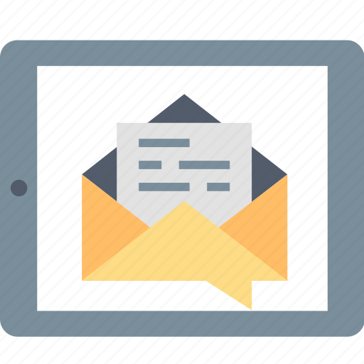 Email, message, conversation, envelope, letter, mail, tablet icon - Download on Iconfinder
