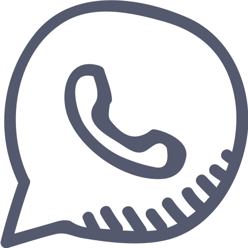 Chat, communication, conversation, message, outline, whatsapp icon - Free download