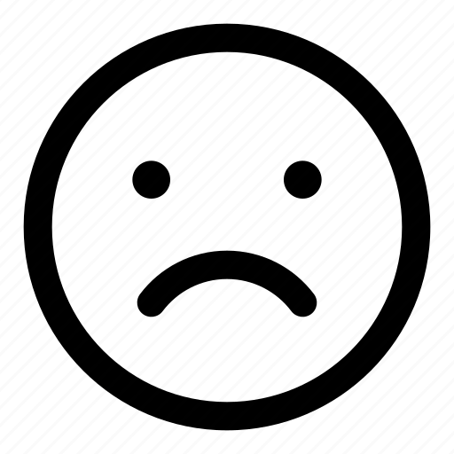 Sad, face, emoji, faces, smileys, emoticons, feelings icon - Download on Iconfinder