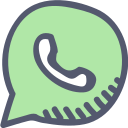 app, call, chat, communication, green, message, whatsapp