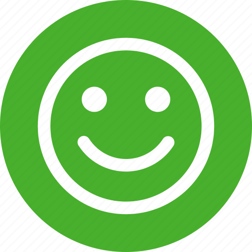 Green, face, happy, healthy, like, lucky, smile icon - Download on Iconfinder