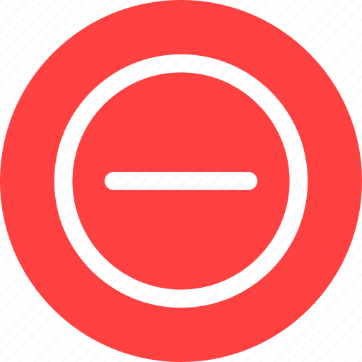 Circle, less, linecon, minus, remove, round, substract icon - Download on Iconfinder