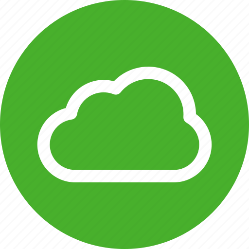 Circle, green, backup, cloud, computing, database, icloud icon - Download on Iconfinder