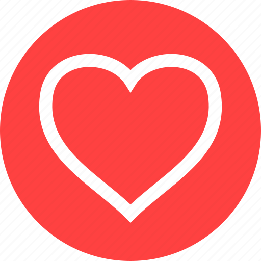 Circle, favorite, heart, like, love, outline, romance icon - Download on Iconfinder