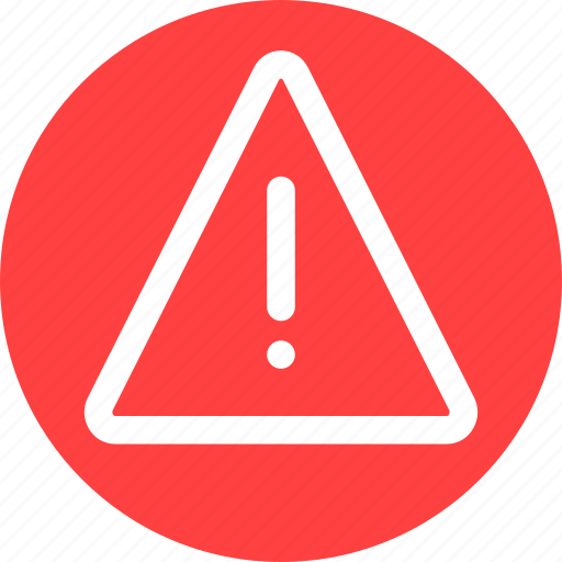 Circle, red, alert, attention, caution, exclamation icon - Download on Iconfinder