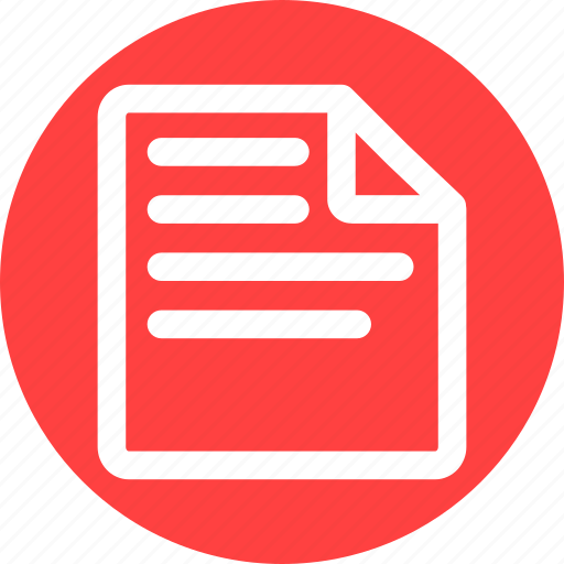 Document, draft, file, note, paper, report, script icon - Download on Iconfinder