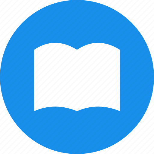 Book, bookmark, circle, learn, library, read icon - Download on Iconfinder