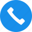 blue, call, circle, contact, phone, support, talk 