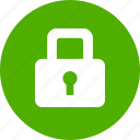 circle, green, lock, privacy, safe, secure, security