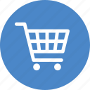 blue, buy, cart, circle, ecommerce, shopping, trolley
