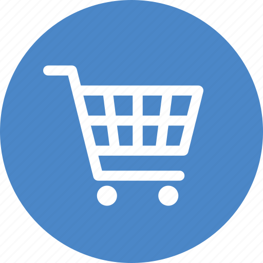 Blue, buy, cart, circle, ecommerce, shopping, trolley icon - Download on Iconfinder