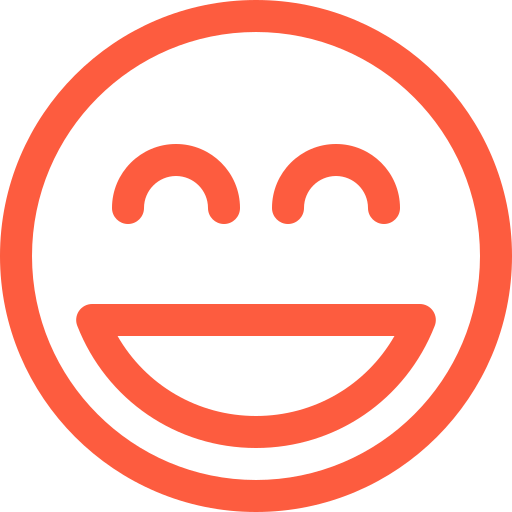 Chuckle, emoji, emotion, face, happiness, laugh, reaction icon - Free download