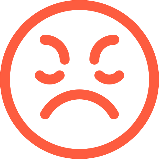 Anger, angry, emoji, emotion, face, fury, mad icon - Free download