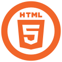 html5 icon, • html