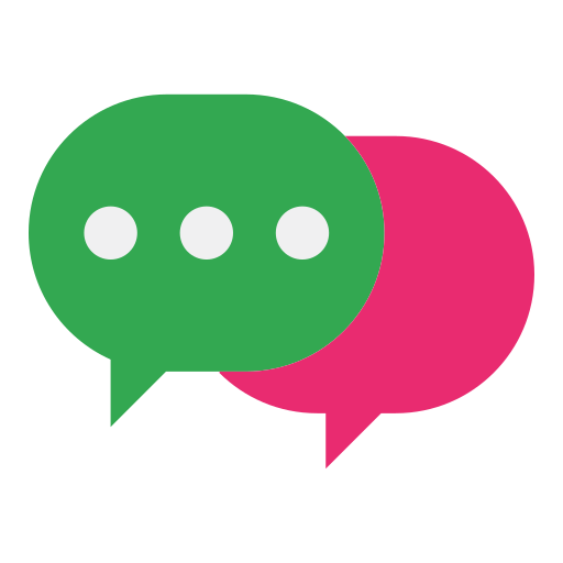 Chat, chatting, converation, chat bubble, bubble, communicatio, multimedia icon - Free download