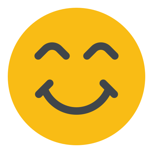 Happy, smile, emoji, smiley, happiness, face, emoticon icon - Free download