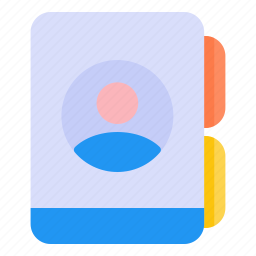 Contact, book, education, school icon - Download on Iconfinder