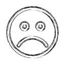 emoji, face, productivity, shape, social, unhappy