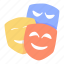mask, social, opposite, expression, emoji