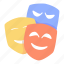 mask, social, opposite, expression, emoji 