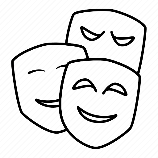Mask, social, opposite, expression, emoji icon - Download on Iconfinder