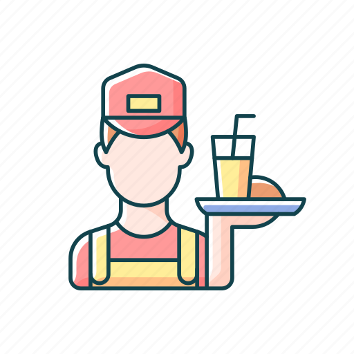 Fast food, working, staff, waiter icon - Download on Iconfinder