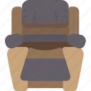 sofa, recliner, chair, relax, leather