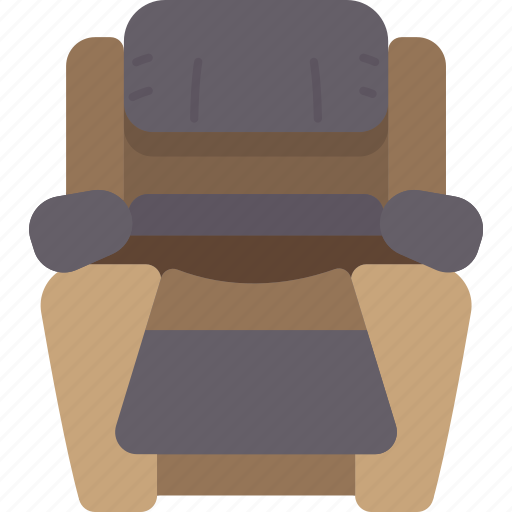 Sofa, recliner, chair, relax, leather icon - Download on Iconfinder