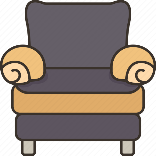Sofa, roll, armrest, living, room icon - Download on Iconfinder