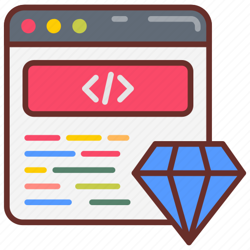 Clean, code, coding, programming, organized, diamond, crystal icon - Download on Iconfinder