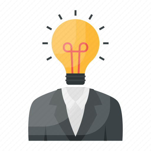 Innovation, businessman, creativity, entrepreneur, researcher, developer, solution provider icon - Download on Iconfinder