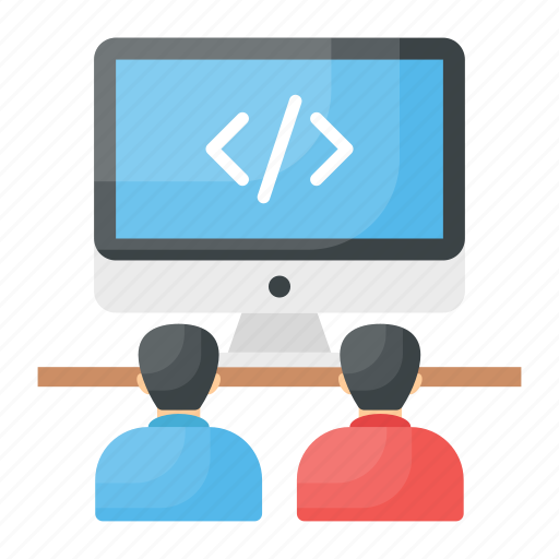 Coding, developing, programming, learning, education, class fellows, students icon - Download on Iconfinder