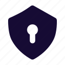 shield, keyhole, solid, protect, lock, safety, antivirus
