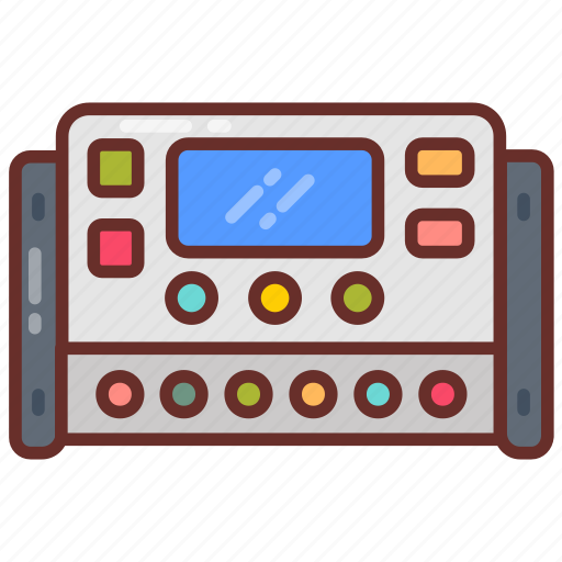 Charger, controller, battery, management, charging, remote, display icon - Download on Iconfinder