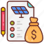 cost, budget, solar, expenses, price, value, financial, planning, profit, margin 