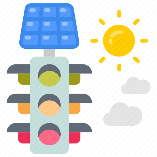 Solar, traffic, light, lights, control, smart, bioenergy icon - Download on Iconfinder