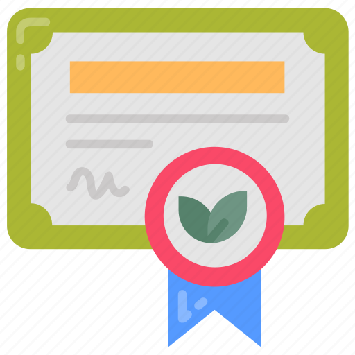 Organic, certificate, certification, degree, document icon - Download on Iconfinder