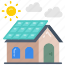solar, house, energy, installation, green, technology
