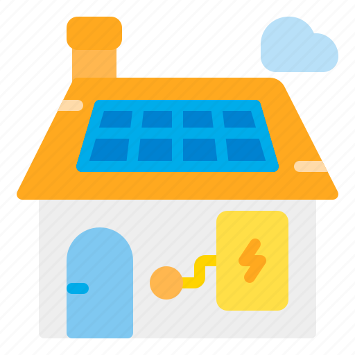 Eco, energy, house, power, smart, sun icon - Download on Iconfinder