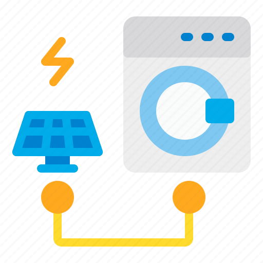 Electric, machine, panel, solar, washing icon - Download on Iconfinder