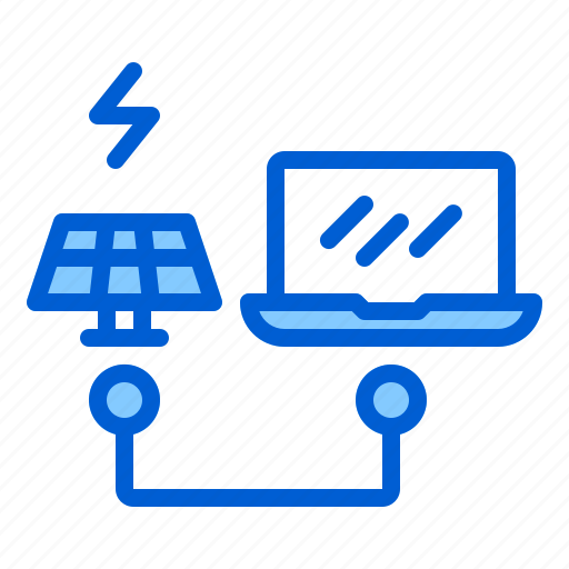 Eco, energy, laptop, panel, power, solar, sun icon - Download on Iconfinder