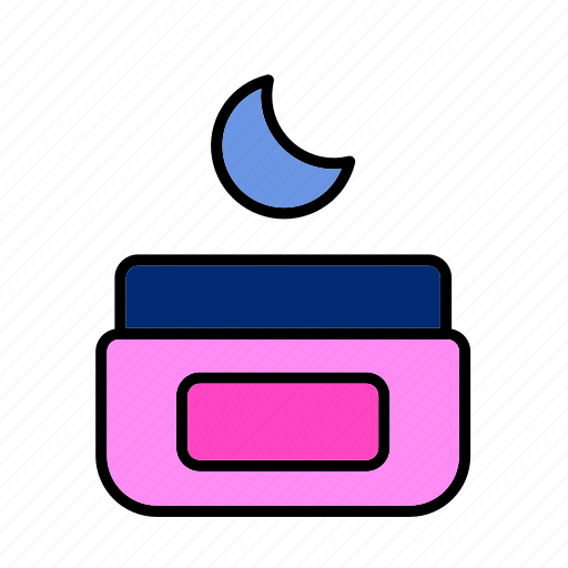 Night, cream, cosmetic, beauty, health, makeup, salon icon - Download on Iconfinder