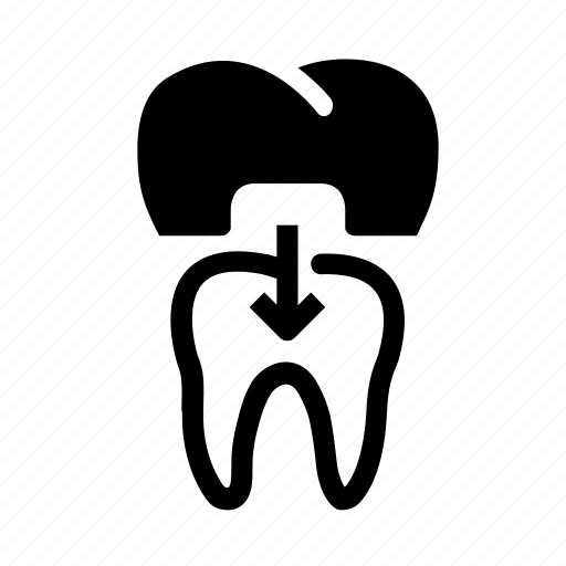 Dental, dental crown, dentist, dentistry, oral hygiene, tooth, treatment icon - Download on Iconfinder